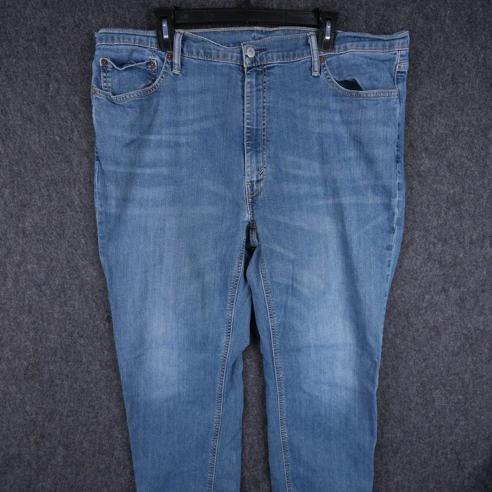 Levi's 541 Athletic Taper Blue Jeans Mens 42x32 Excellent Medium Wash Denim